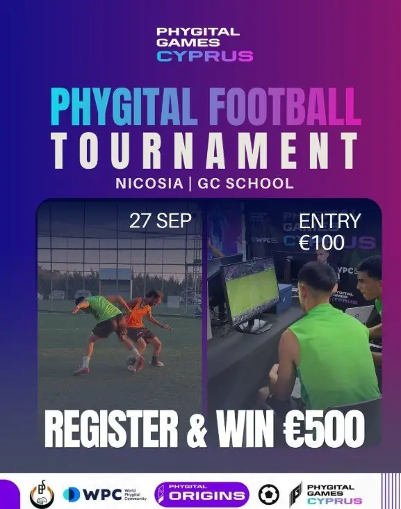 Phygital Football Tournament: 2x2 & 5x5 at GC School Nicosia