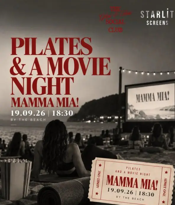 Pilates & Movie Night: Mamma Mia! Under the Stars in Limassol
