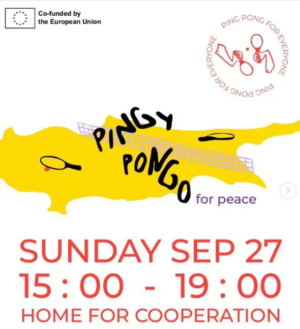 Pingy Pongo for Peace: Free Table Tennis Event in Nicosia