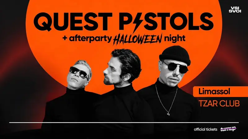 Quest Pistols: Live Concert & Halloween After Party in Limassol