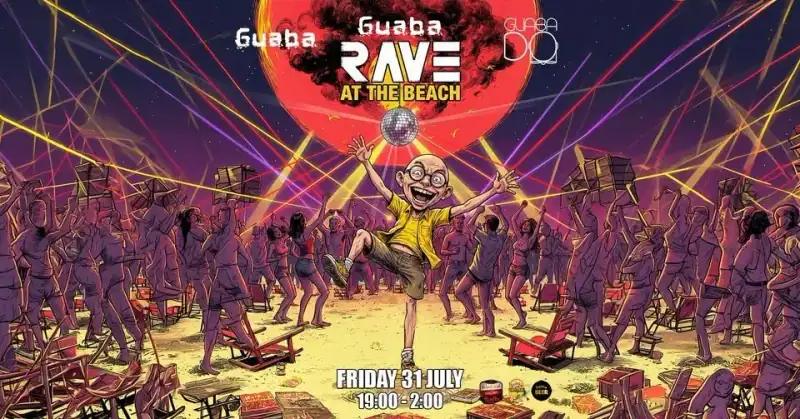 Rave at the Beach: Guaba Do Beach Party in Limassol