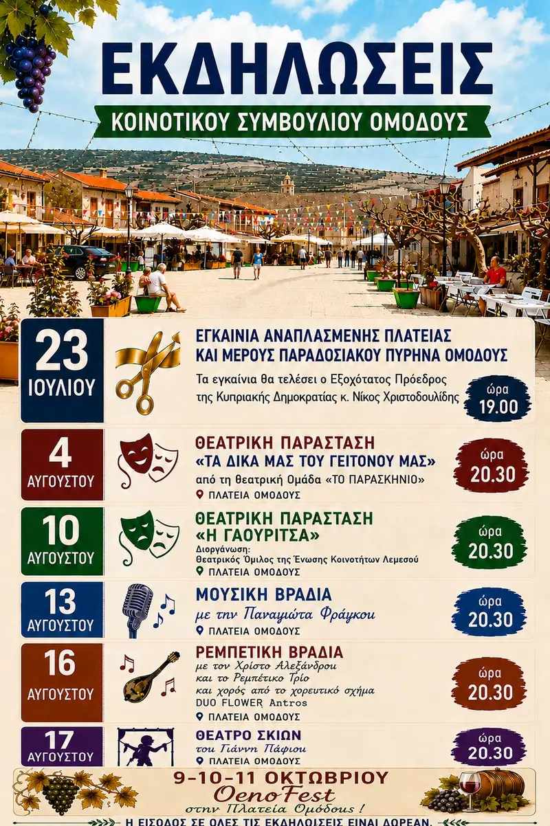Rebetiko Music Night in Omodos!