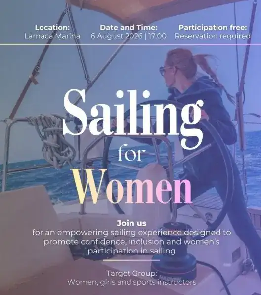 Sailing for Women: Free Empowerment Sailing Experience in Larnaca