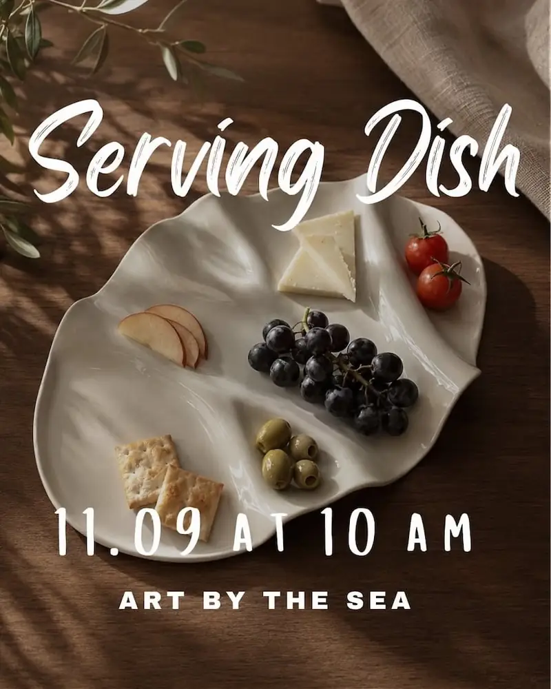 Serving Dish Workshop at ART BY THE SEA