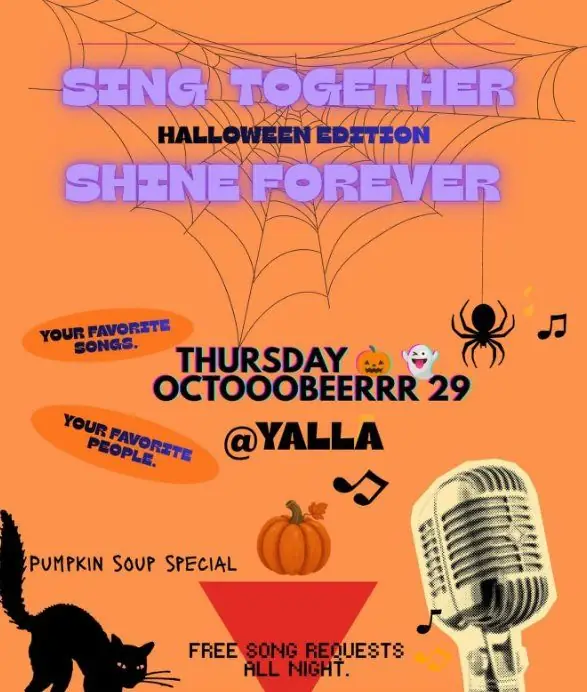 Sing Together Shine Forever: Halloween Karaoke Night in Nicosia