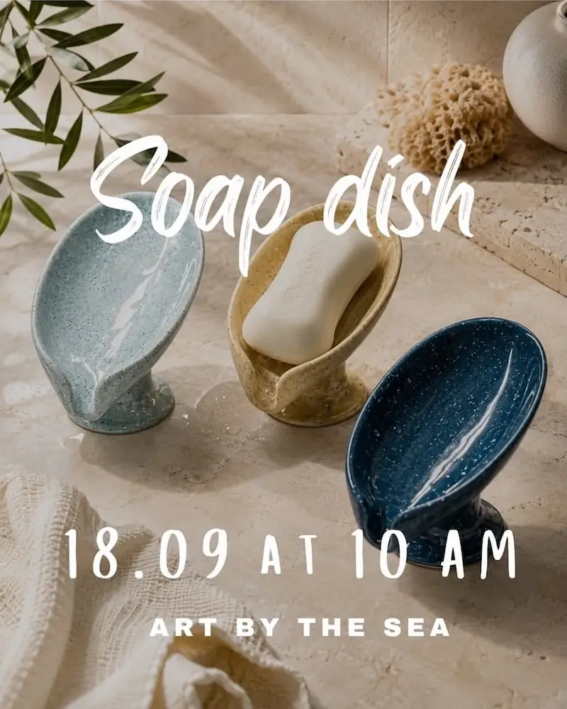 Soap Dish Workshop at ART BY THE SEA