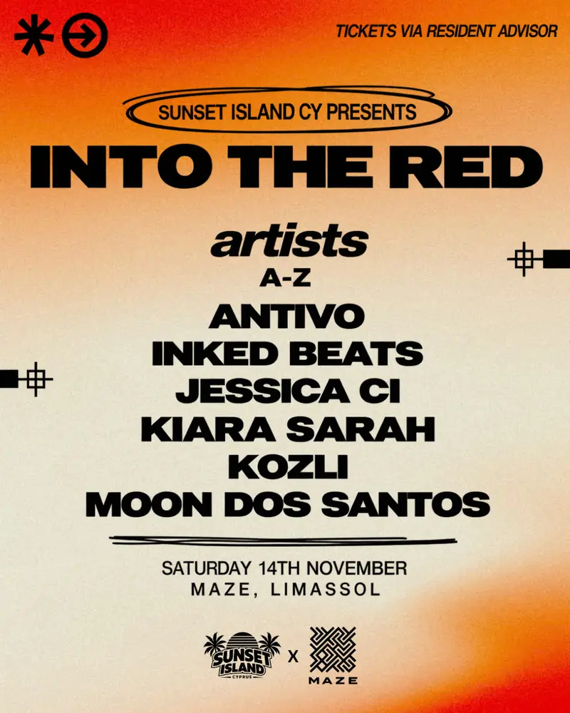 SUNSET ISLAND presents INTO THE RED