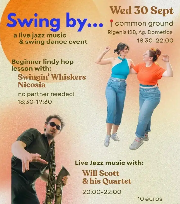 Swing By: Live Jazz & Lindy Hop Dance Night in Nicosia