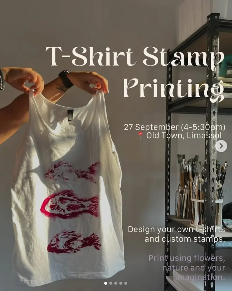 T-shirt Stamp Printing Workshop