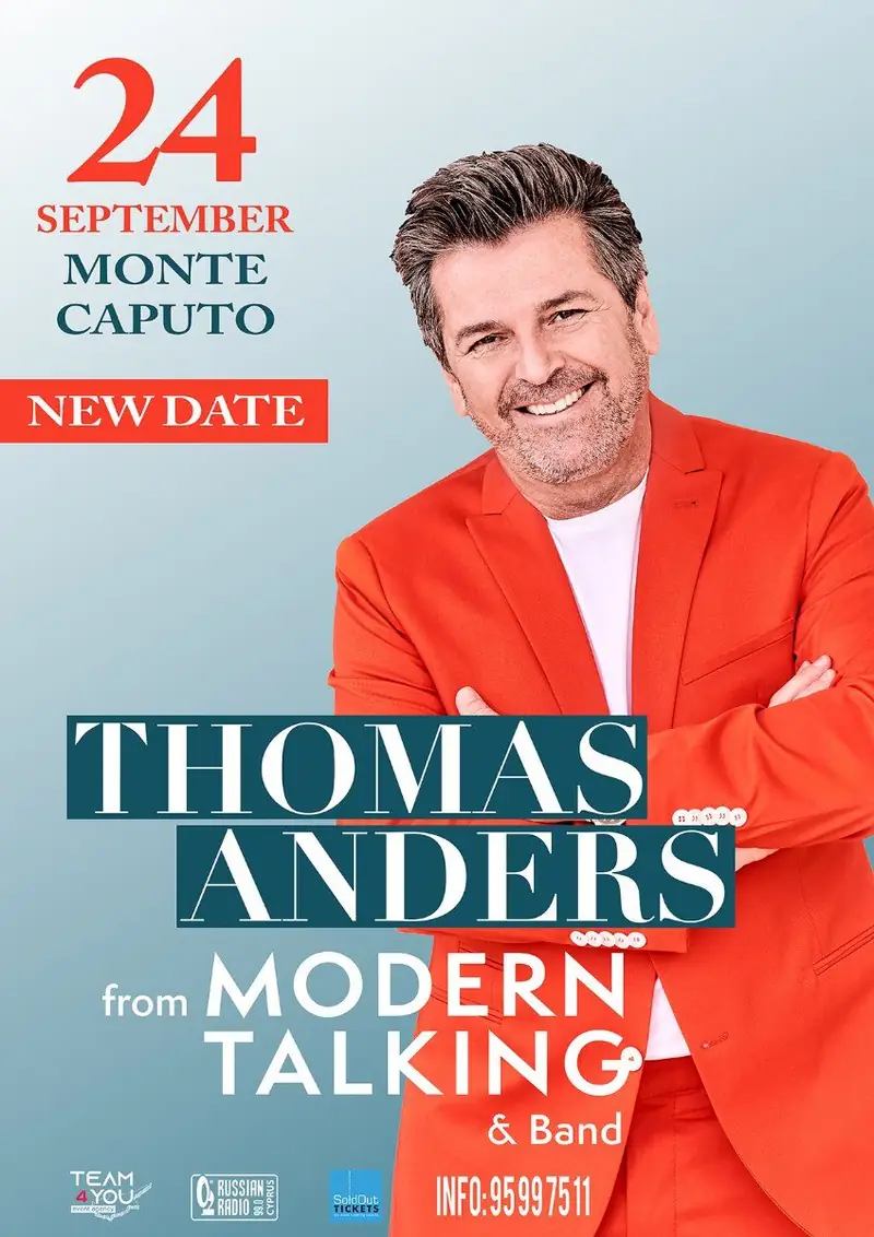 Thomas Anders from Modern Talking: Live Concert in Limassol