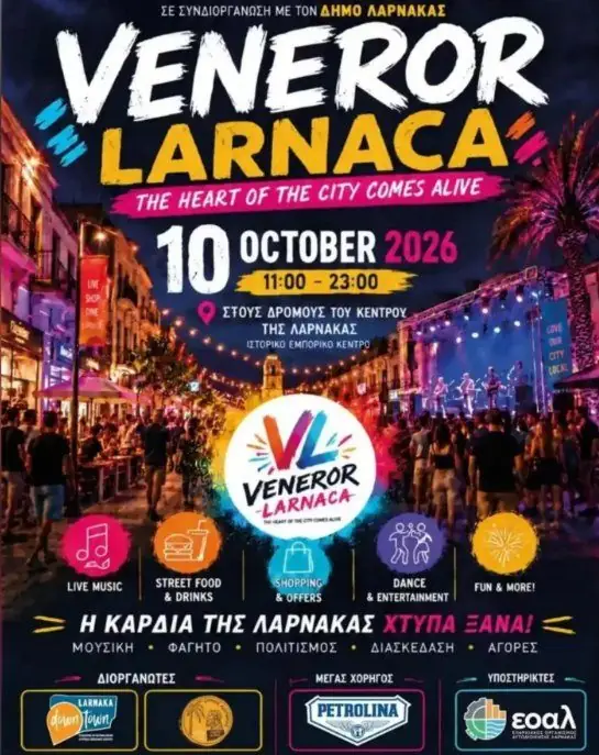 Veneror Larnaca: The Heart of the City Comes Alive Festival