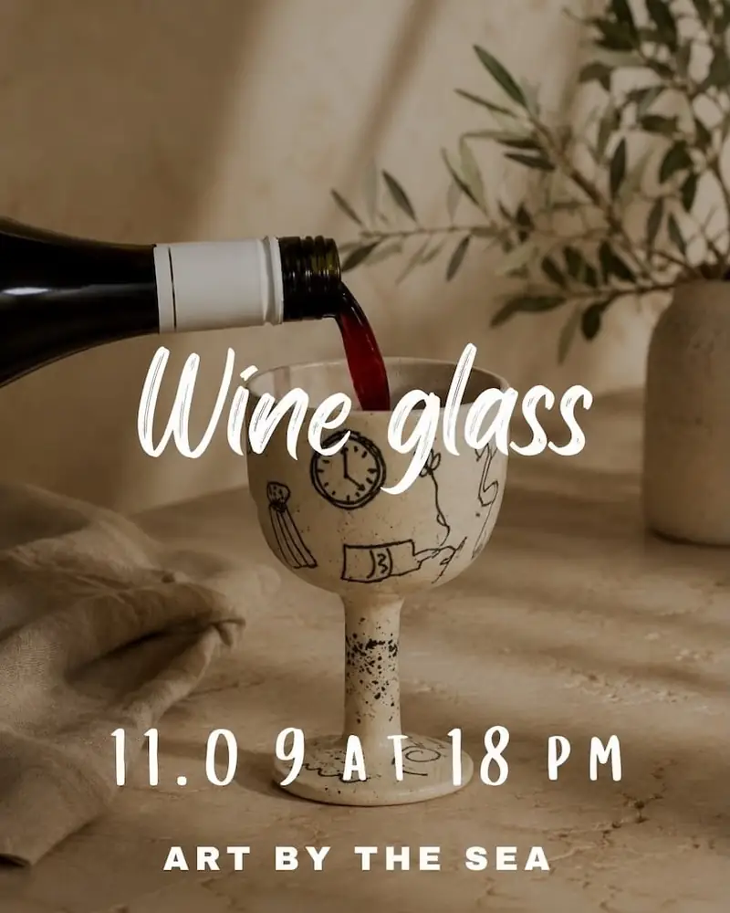 Wine Glass Workshop at ART BY THE SEA